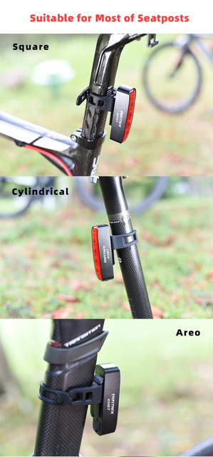 Inteligentne tylne światło rowerowe z automatycznym hamulcem - XlitET - Wianko - 12