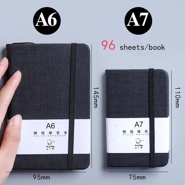 Przenośny kieszonkowy notatnik A6/A7 Mini Notebook, 96 arkuszy - Wianko - 6