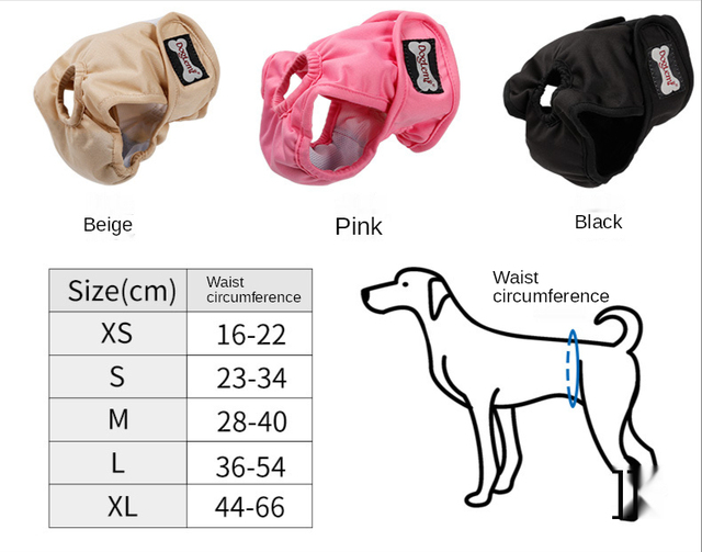 Nowe oddychające kobiece spodnie fizjologiczne dla psów - higieniczne zmywalne pieluchy dla zwierząt! - Wianko - 5