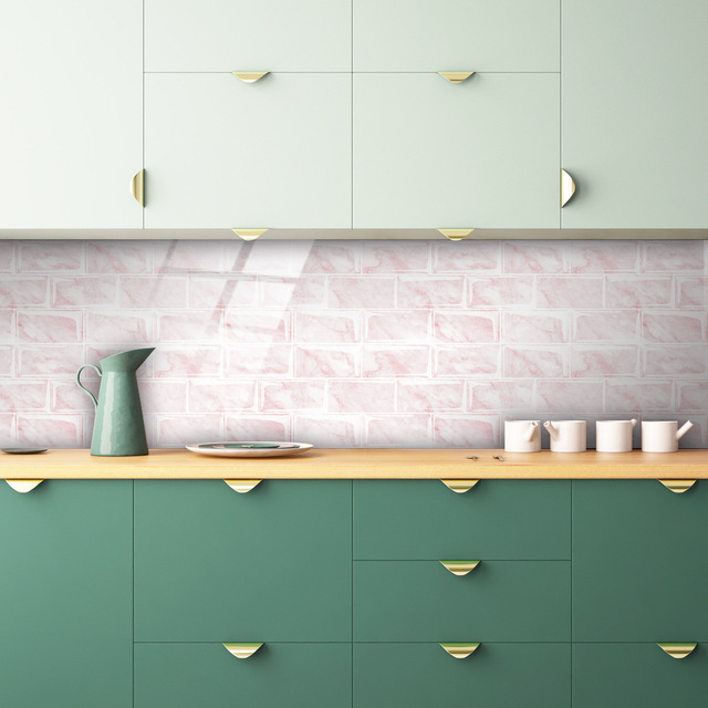 Luksusowe naklejki ścienne imitujące marmur 3D do nowoczesnego salonu, sypialni, kuchni i łazienki - tapeta samoprzylepna Art. No - Wianko - 74