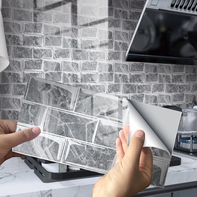 Luksusowe naklejki ścienne imitujące marmur 3D do nowoczesnego salonu, sypialni, kuchni i łazienki - tapeta samoprzylepna Art. No - Wianko - 30