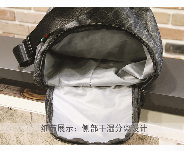 Torba podróżna męska Xiaomi.p na fitness – sucha/mokra separacja, duża pojemność, przegródka na obuwie, torba na ramię na krótkie dystanse - Wianko - 11