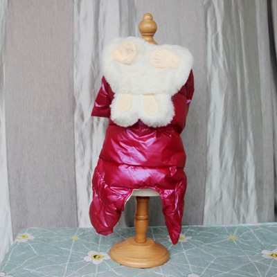 Zimowe ubrania wyściełane bawełną dla małych psów - Wianko - 5