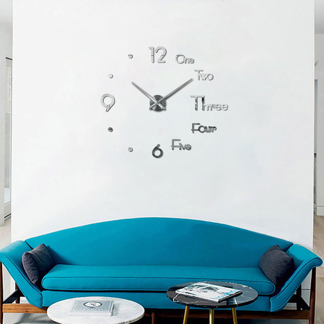 Nowy zegar ścienny kwarcowy o nowoczesnym designie, duże dekoracyjne zegary, naklejki akrylowe, mechanizm z europejskim stylem, idealny do salonu - Wianko - 11