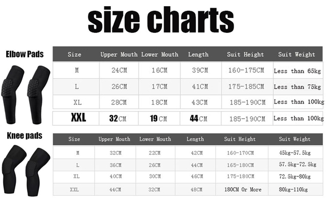 Męskie i damskie ochraniacze na kolana i łokcie z absorpcją wstrząsów, kompresją, do jazdy na nartach, łyżwach, hokeju, piłce nożnej i koszykówce oraz ochraniacze na żebra - Wianko - 2