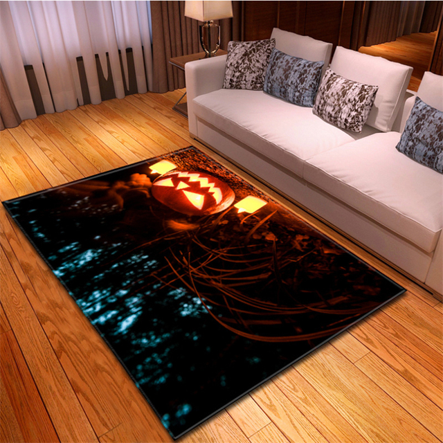 Dywany 3D dywaniki do sypialni dyniowa wiedźma gotyckie duże dywany Halloween antypoślizgowy dywanik podłogowy ozdoba na drzwi domu maty - Wianko - 22