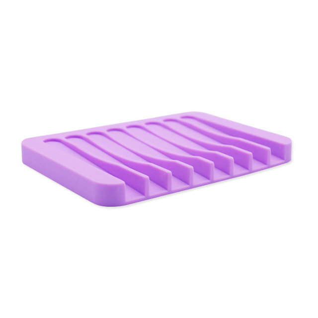 Stojak na mydło do łazienki - elastyczna, antypoślizgowa tacka ze silikonu - Wianko - 7