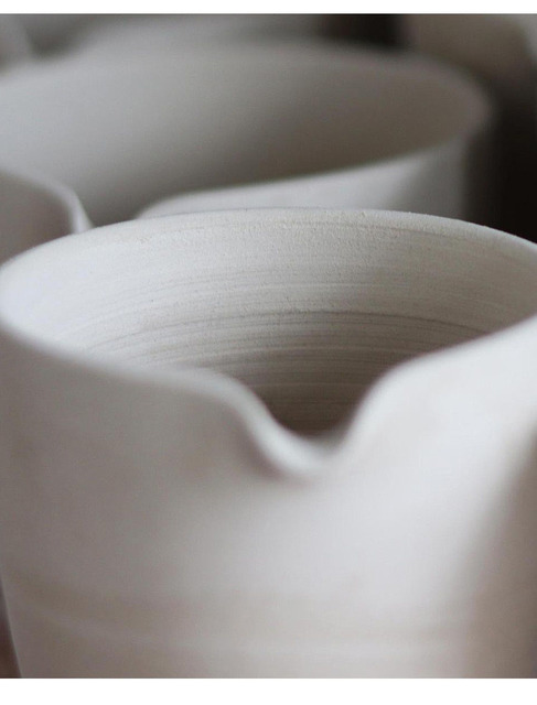 Zestaw 2 filiżanek z matowej ceramiki, wykonanych ręcznie, w jednolitym kolorze, o pojemności 60ml, idealnych do picia herbaty - Wianko - 10