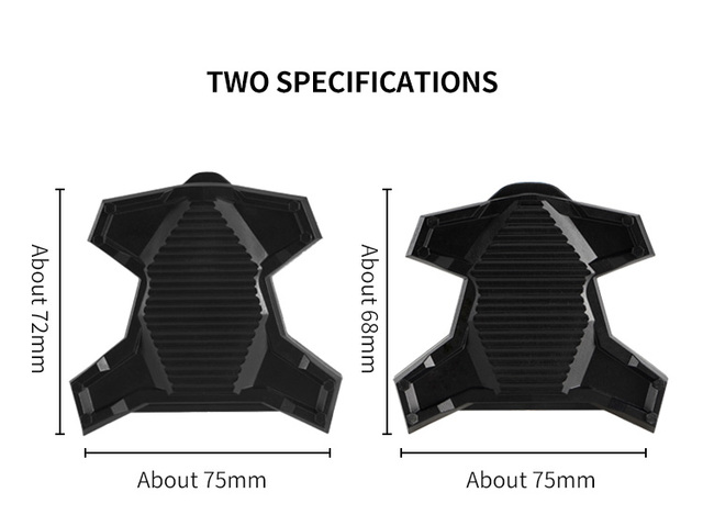 Pedał platformowy zatrzaskowy RICHY do konwersji rowerów szosowych - kompatybilny z systemami Shimano SPD, Look KEO - Wianko - 7