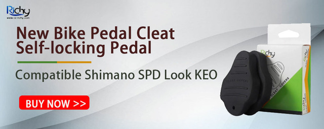 Pedał platformowy zatrzaskowy RICHY do konwersji rowerów szosowych - kompatybilny z systemami Shimano SPD, Look KEO - Wianko - 1