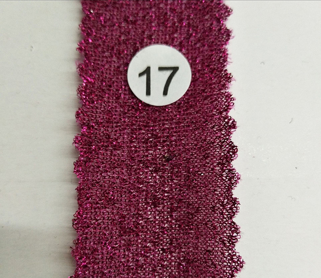 Brokatowa metaliczna tkanina poliestrowa na sukienkę sweterkową, kolor: złoto, czerń, czerwień, niebieski, fioletowy, zielony - Wianko - 23