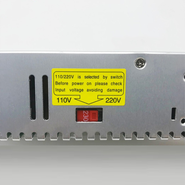Zasilacz impulsowy 480W, napięcie wejściowe 110/220V AC, regulowane napięcie wyjściowe 5V-220V DC - Wianko - 4