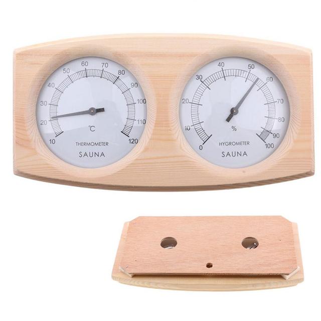 Termometr i higrometr do sauny - wygodny i precyzyjny instrument pomiarowy dla strefy komfortu - Wianko - 1