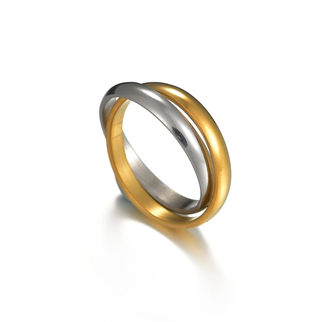 Pierścień minimalistyczny zaręczynowy dla pary - złoto/róża/czarny - Wianko - 19