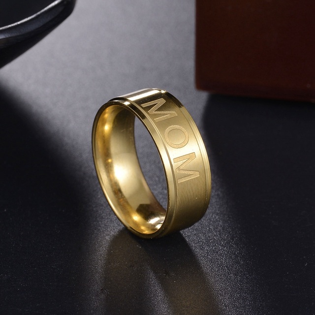 Pierścień minimalistyczny zaręczynowy dla pary - złoto/róża/czarny - Wianko - 11