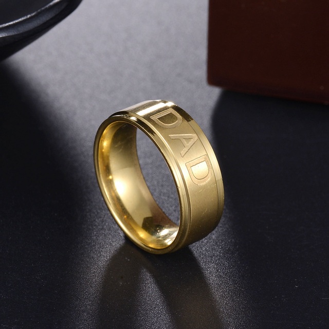 Pierścień minimalistyczny zaręczynowy dla pary - złoto/róża/czarny - Wianko - 6