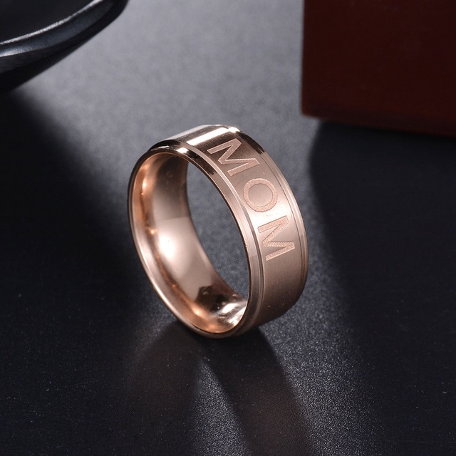 Pierścień minimalistyczny zaręczynowy dla pary - złoto/róża/czarny - Wianko - 10