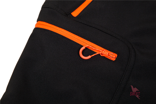 Spodnie turystyczne męskie Softshell z Logo Camping Hiking - wodoodporne, termiczne, idealne na zimę - Wianko - 13