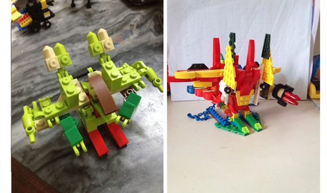 MOC montaż bloki podstawowe - zestaw losowych cegieł dla dzieci do kreatywnych modeli miasta - Wianko - 8