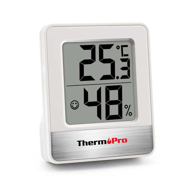 Cyfrowy termometr i higrometr ThermoPro TP49 - stacja pogodowa dla domu, mini pokój - wskaźnik temperatury i wilgotności - Wianko - 2