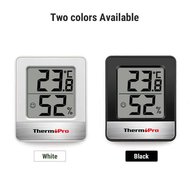 Cyfrowy termometr i higrometr ThermoPro TP49 - stacja pogodowa dla domu, mini pokój - wskaźnik temperatury i wilgotności - Wianko - 6