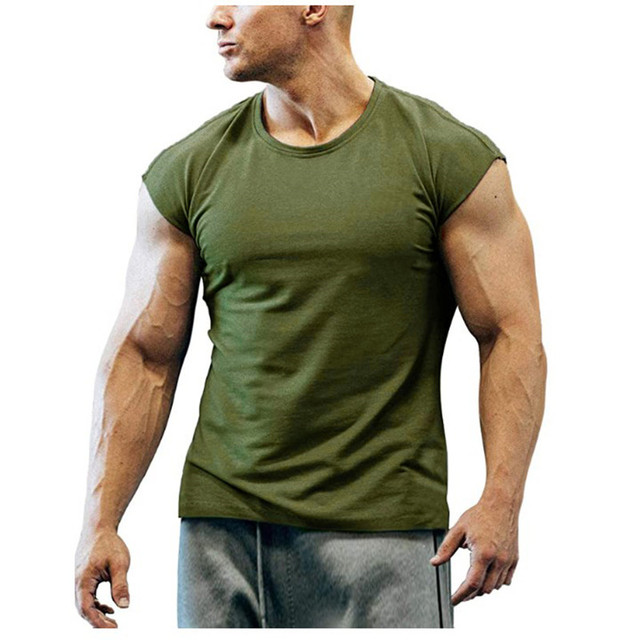 Męska koszulka do biegania bez rękawów, letnia, sportowa, typu jogging, sportowiec - Wianko - 10