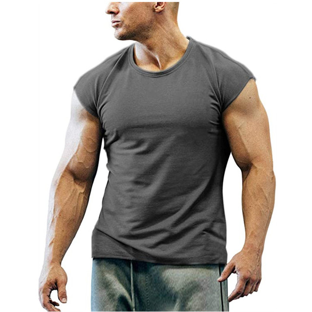 Męska koszulka do biegania bez rękawów, letnia, sportowa, typu jogging, sportowiec - Wianko - 13