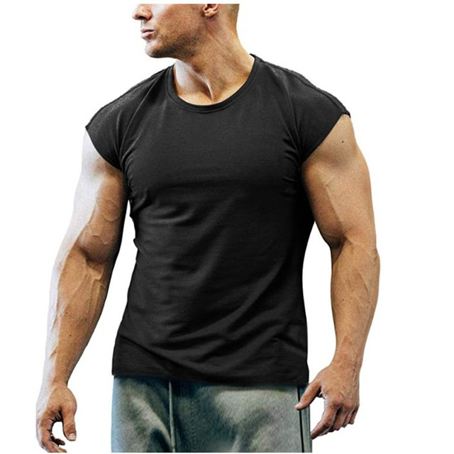 Męska koszulka do biegania bez rękawów, letnia, sportowa, typu jogging, sportowiec - Wianko - 15