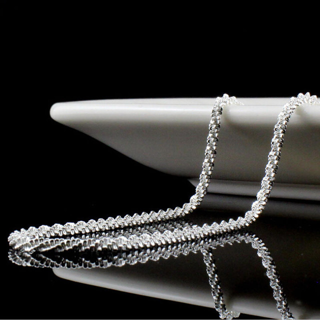 Srebrna biżuteria na stopę dla kobiet - Bransoletka i łańcuszek na nogę z lśniącej srebrnej plecionki konopi (21 cm) - Wianko - 14