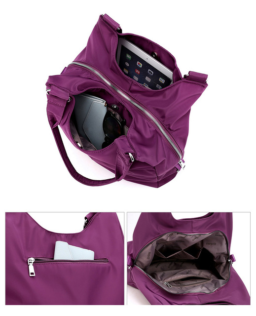 Duża, lekka i wodoodporna torebka Messenger, idealna dla nowoczesnych kobiet na co dzień - Wianko - 29