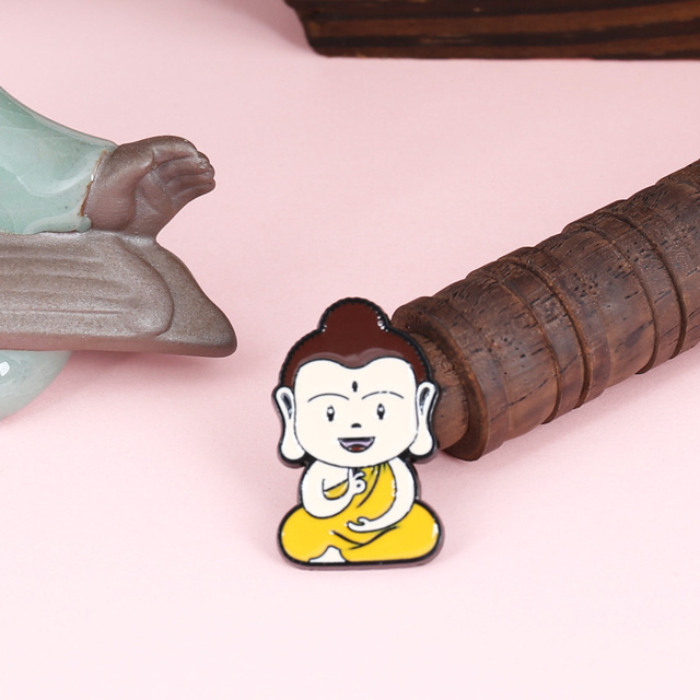 Posąg buddyjskiego tekst Q w wersji DIY dla dzieci - osobowościowy identyfikator dekoracyjny - Wianko - 6