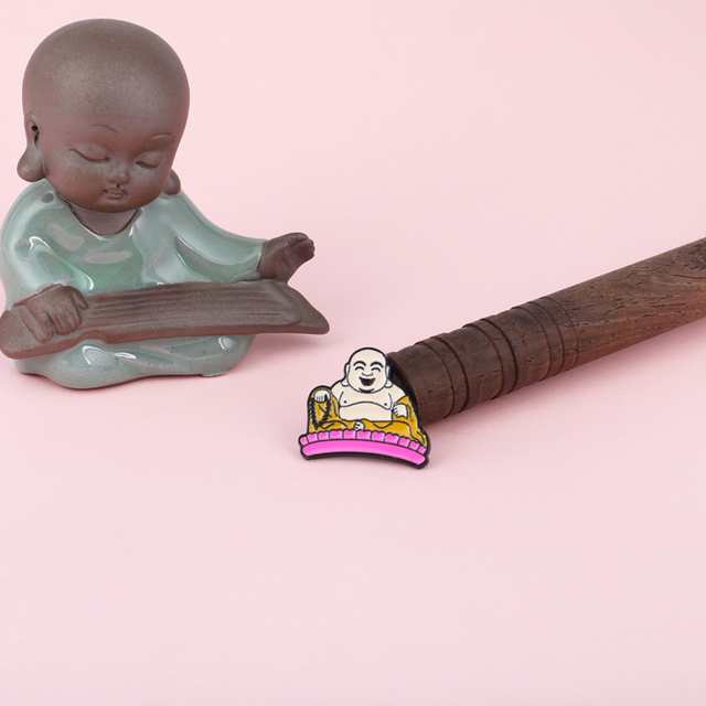Posąg buddyjskiego tekst Q w wersji DIY dla dzieci - osobowościowy identyfikator dekoracyjny - Wianko - 9