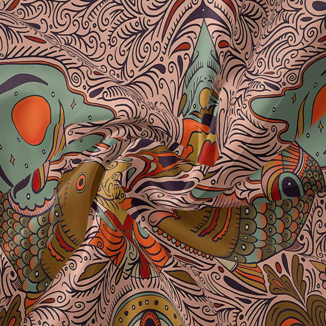 Gobeliny Czeskie Trippy Wall w stylu Hippie z kwiatową Mandala, indie gobelin ścienny abstrakcyjny, dywan artystyczny, dekoracja w stylu Boho na sofę, jogi - Wianko - 98