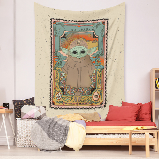 Gobeliny Czeskie Trippy Wall w stylu Hippie z kwiatową Mandala, indie gobelin ścienny abstrakcyjny, dywan artystyczny, dekoracja w stylu Boho na sofę, jogi - Wianko - 182