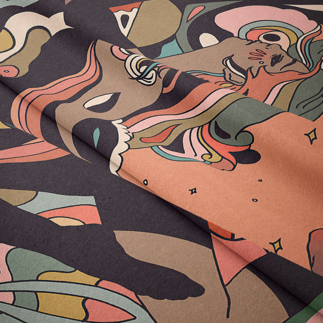 Gobeliny Czeskie Trippy Wall w stylu Hippie z kwiatową Mandala, indie gobelin ścienny abstrakcyjny, dywan artystyczny, dekoracja w stylu Boho na sofę, jogi - Wianko - 89