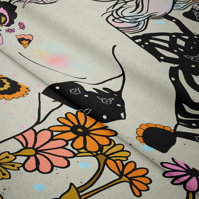 Gobeliny Czeskie Trippy Wall w stylu Hippie z kwiatową Mandala, indie gobelin ścienny abstrakcyjny, dywan artystyczny, dekoracja w stylu Boho na sofę, jogi - Wianko - 41
