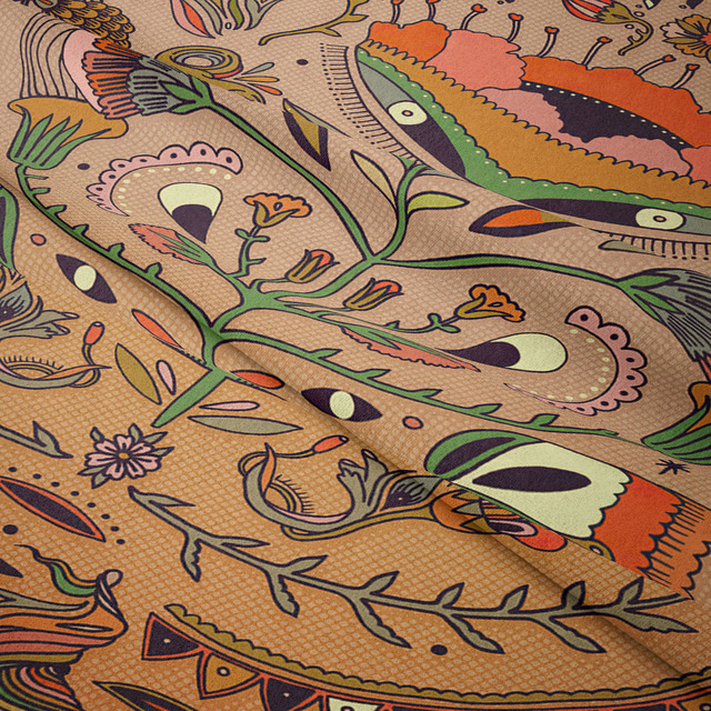 Gobeliny Czeskie Trippy Wall w stylu Hippie z kwiatową Mandala, indie gobelin ścienny abstrakcyjny, dywan artystyczny, dekoracja w stylu Boho na sofę, jogi - Wianko - 225