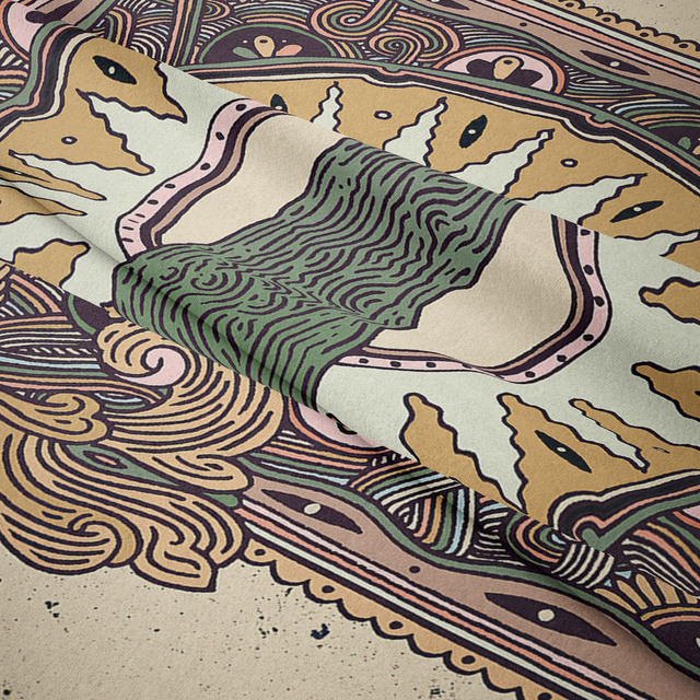 Gobeliny Czeskie Trippy Wall w stylu Hippie z kwiatową Mandala, indie gobelin ścienny abstrakcyjny, dywan artystyczny, dekoracja w stylu Boho na sofę, jogi - Wianko - 161