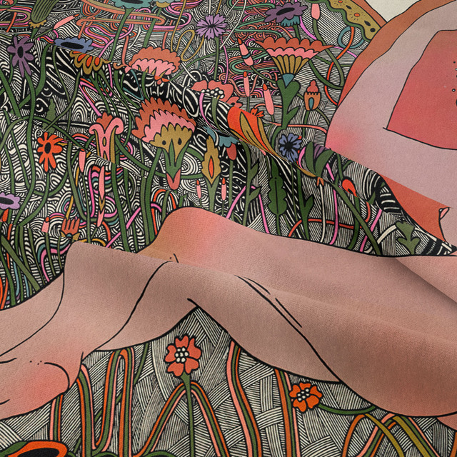 Gobeliny Czeskie Trippy Wall w stylu Hippie z kwiatową Mandala, indie gobelin ścienny abstrakcyjny, dywan artystyczny, dekoracja w stylu Boho na sofę, jogi - Wianko - 51