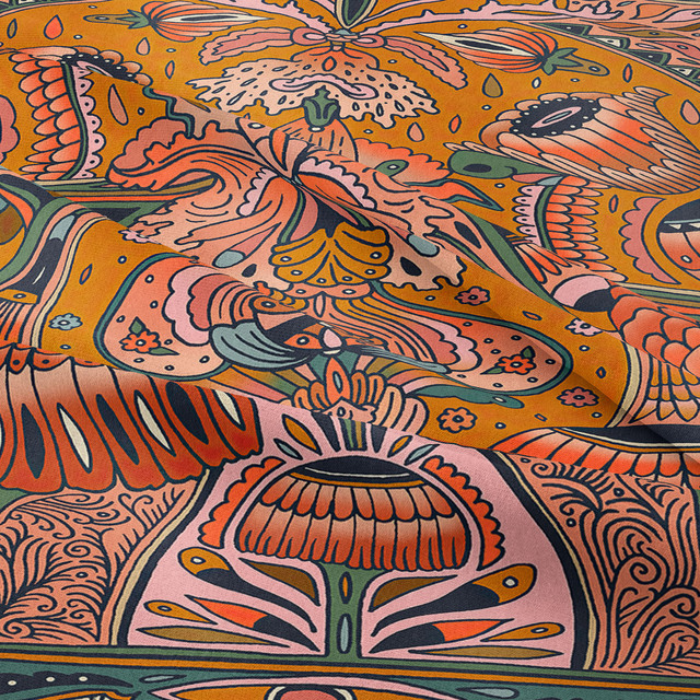 Gobeliny Czeskie Trippy Wall w stylu Hippie z kwiatową Mandala, indie gobelin ścienny abstrakcyjny, dywan artystyczny, dekoracja w stylu Boho na sofę, jogi - Wianko - 131
