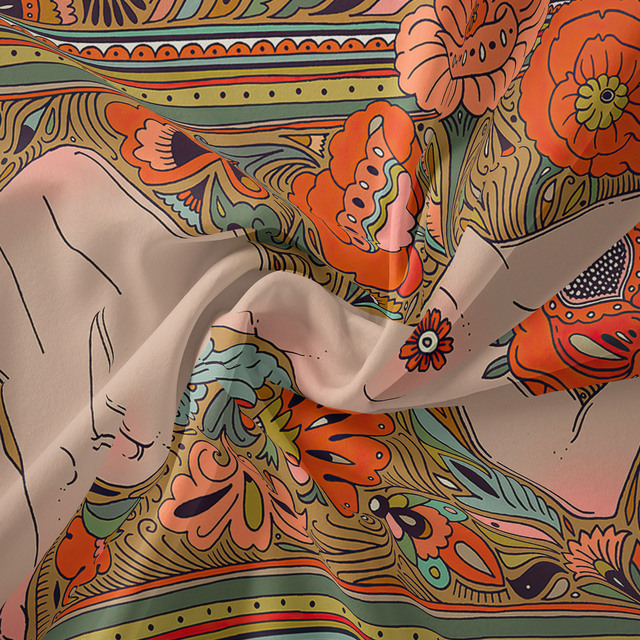 Gobeliny Czeskie Trippy Wall w stylu Hippie z kwiatową Mandala, indie gobelin ścienny abstrakcyjny, dywan artystyczny, dekoracja w stylu Boho na sofę, jogi - Wianko - 186