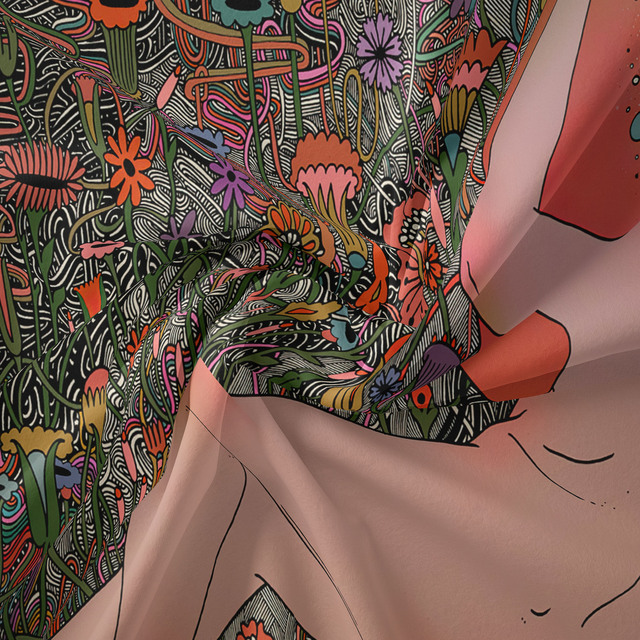 Gobeliny Czeskie Trippy Wall w stylu Hippie z kwiatową Mandala, indie gobelin ścienny abstrakcyjny, dywan artystyczny, dekoracja w stylu Boho na sofę, jogi - Wianko - 50