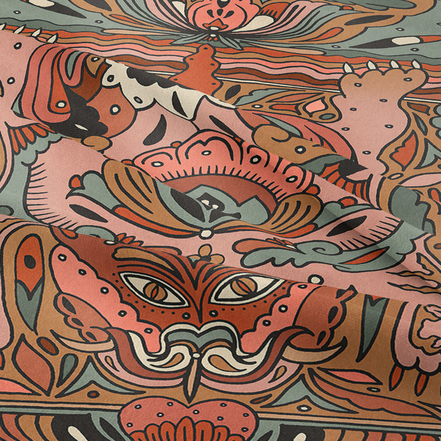 Gobeliny Czeskie Trippy Wall w stylu Hippie z kwiatową Mandala, indie gobelin ścienny abstrakcyjny, dywan artystyczny, dekoracja w stylu Boho na sofę, jogi - Wianko - 155