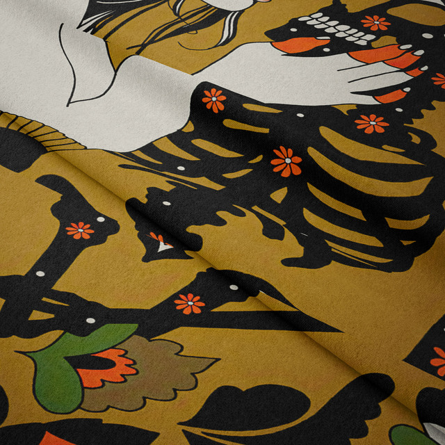 Gobeliny Czeskie Trippy Wall w stylu Hippie z kwiatową Mandala, indie gobelin ścienny abstrakcyjny, dywan artystyczny, dekoracja w stylu Boho na sofę, jogi - Wianko - 57